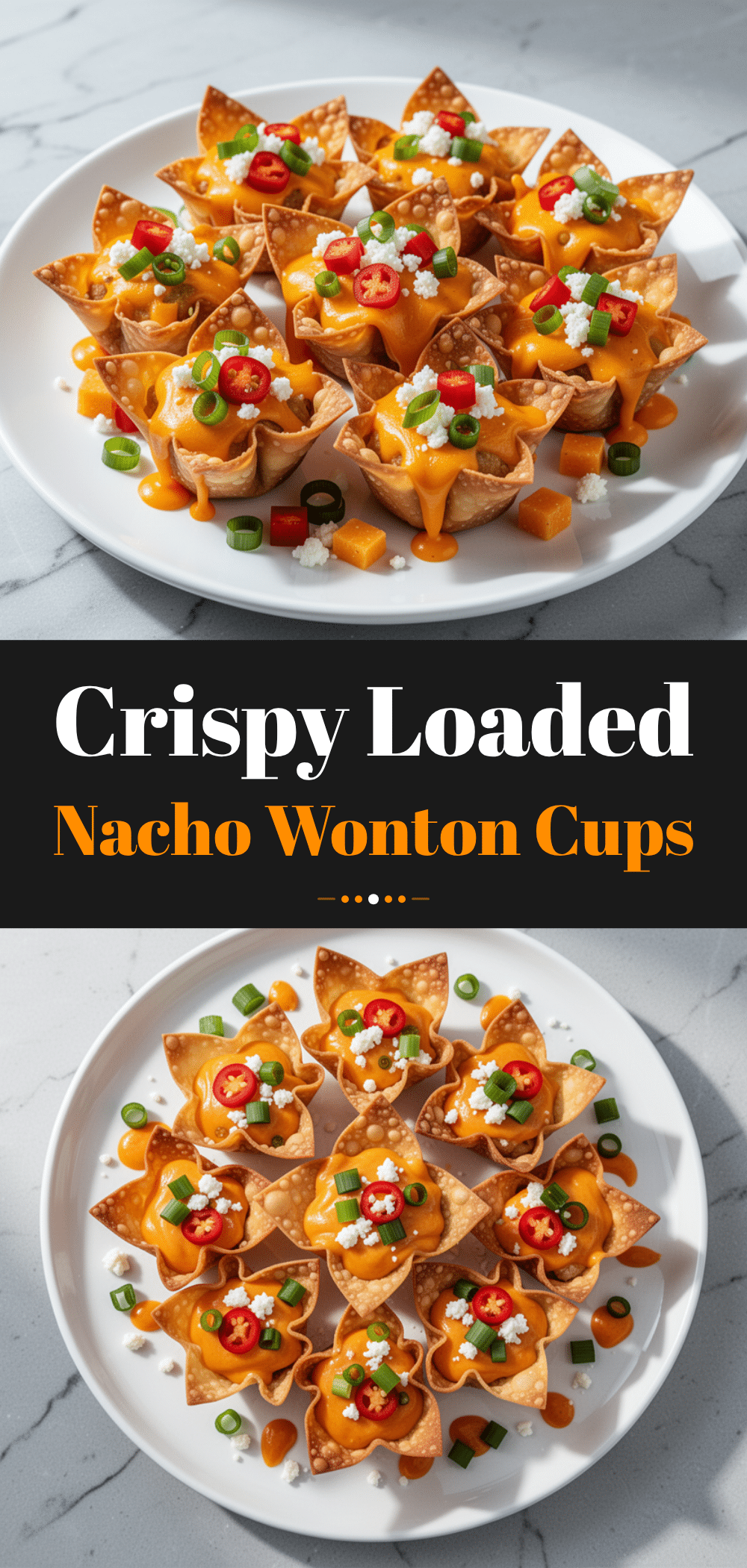 Loaded Nacho Cheese Wonton Cups: Easy Party Snack 5 Loaded Nacho Cheese Wonton Cups recipe