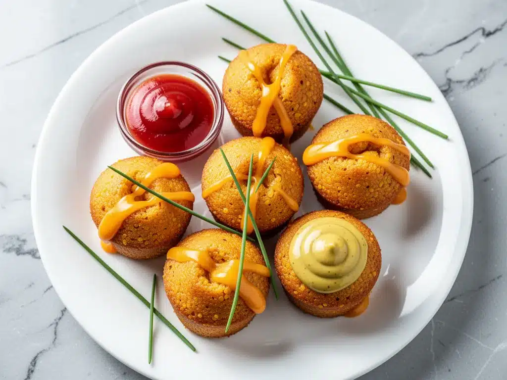 Mini Corn Dog Muffins: 20 Min Easy Dinner 4 mini corn dog muffins preparation steps