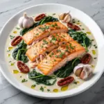 One-Pan Creamy Garlic Tuscan Salmon - featured image