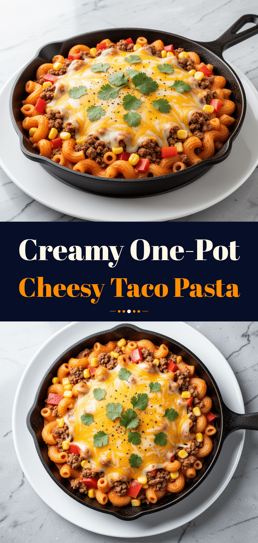 One-Pot Cheesy Taco Pasta Skillet: Best Easy Family Dinner 5 one-pot cheesy taco pasta skillet recipe