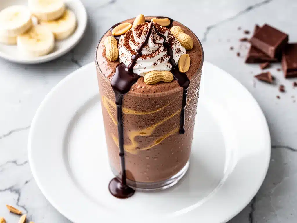 Peanut Butter Chocolate Smoothie: 3-Ingredient Easy Breakfast 4 peanut butter chocolate breakfast smoothie preparation steps