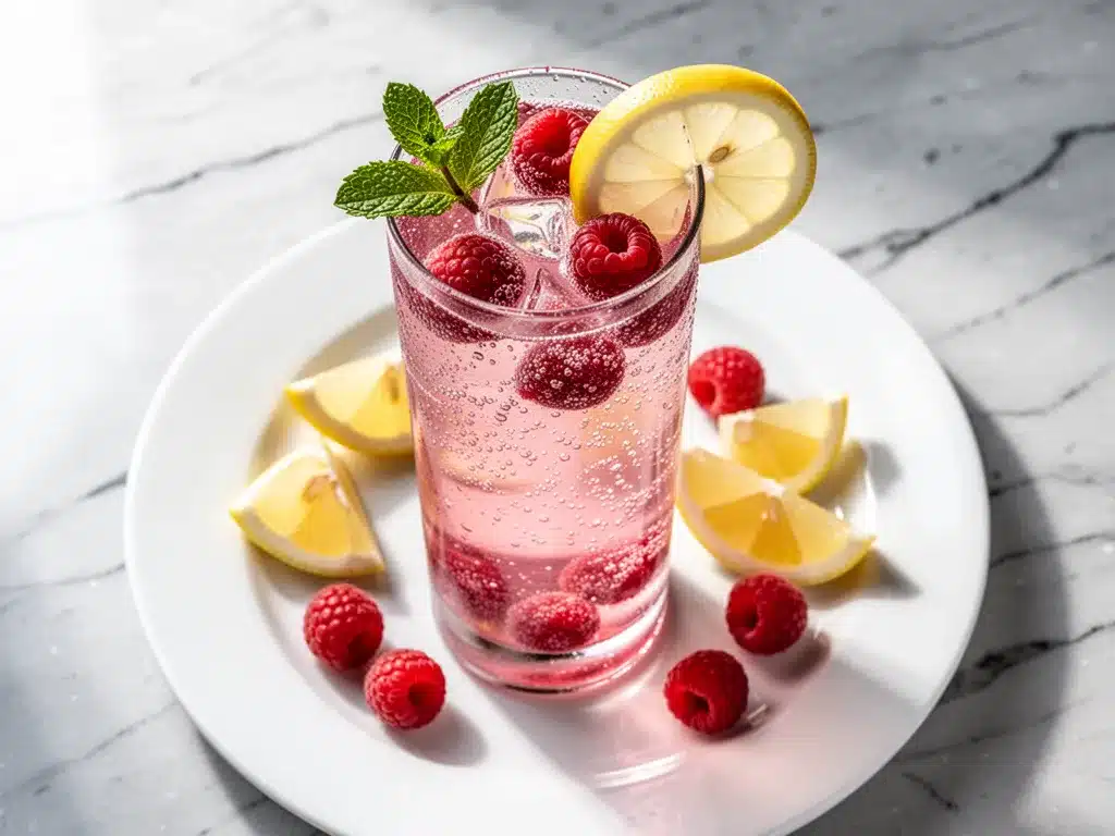 Fresh Raspberry Lemonade Spritzer: Easy 3-Ingredient Summer Drink 4 raspberry lemonade spritzer preparation steps