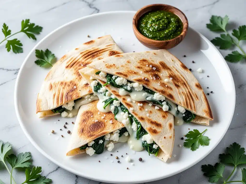 Savory Spinach and Feta Breakfast Quesadillas: Best 15-Min Easy Recipe 4 savory spinach and feta breakfast quesadillas preparation steps