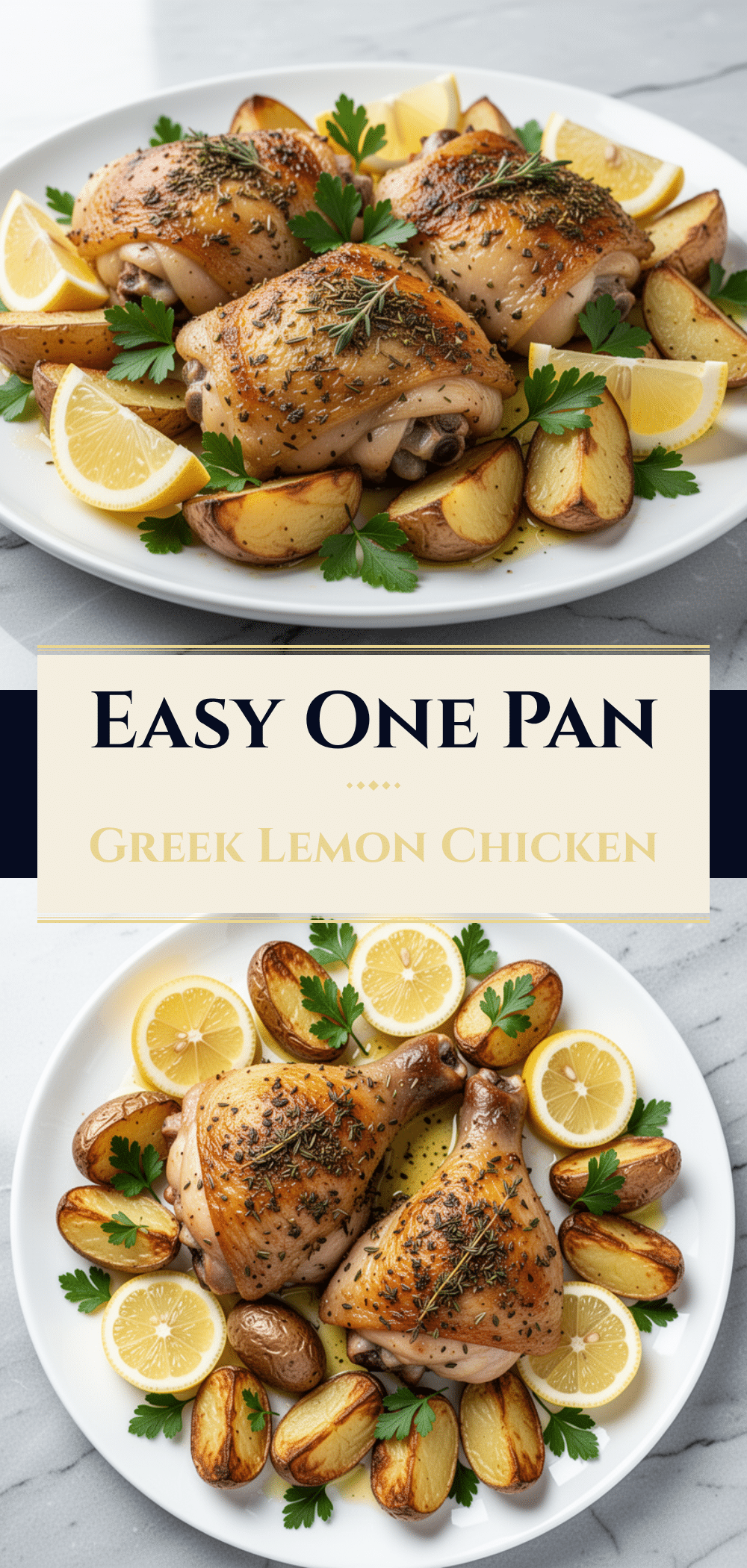 Sheet-Pan Greek Lemon Chicken and Potatoes: Easy 30-Min Meal 5 Sheet-Pan Greek Lemon Chicken and Potatoes recipe