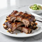 slow cooker teriyaki pork ribs - featured image