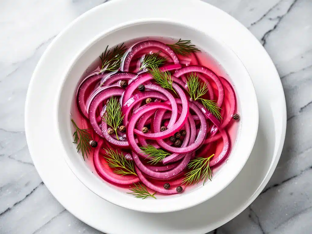 Small-Batch Refrigerator Pickled Red Onions: Perfect 20-Min Side 4 small-batch refrigerator pickled red onions preparation steps