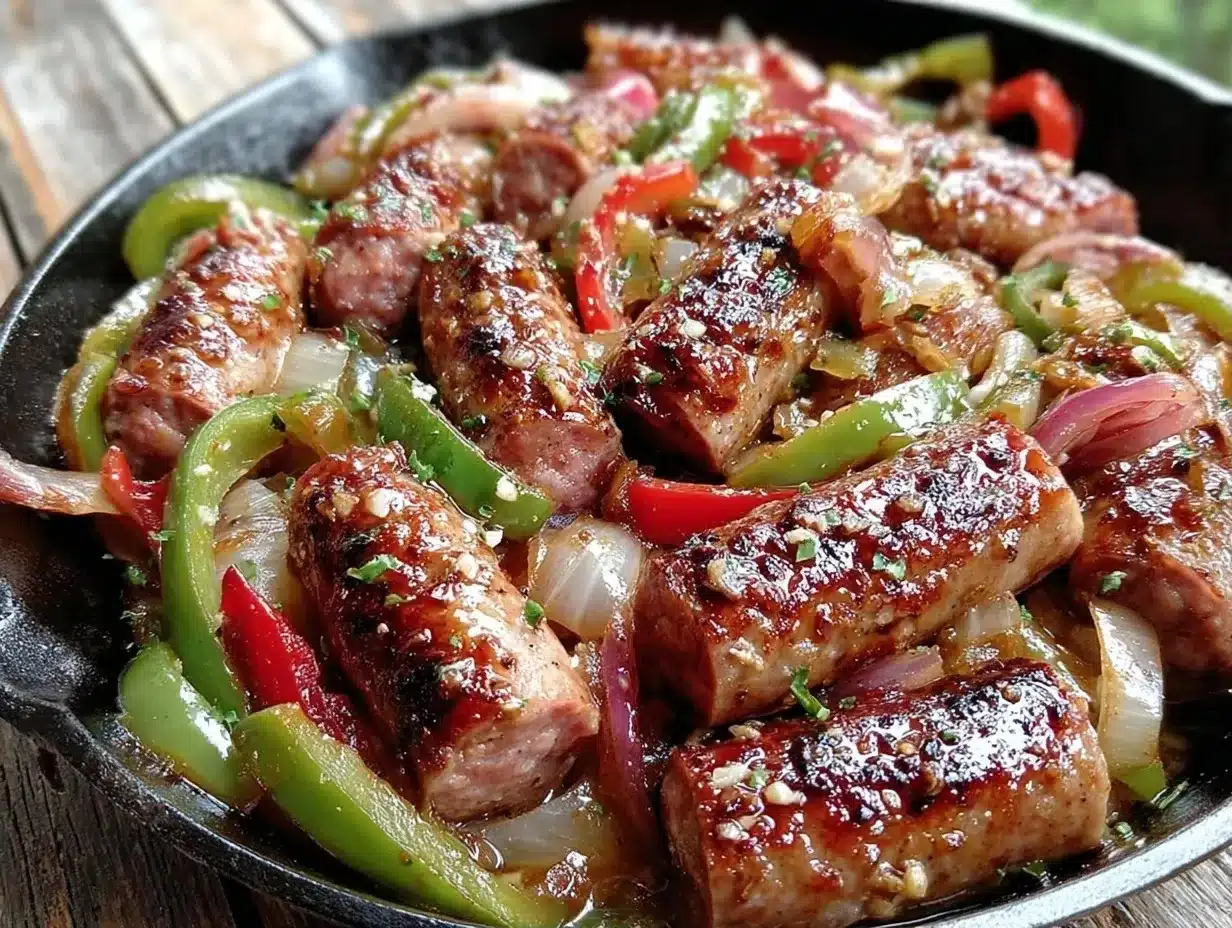 Smoked Sausage Skillet: The Easiest Labor Day Recipe You Can’t Mess Up 4 smoked sausage skillet preparation steps
