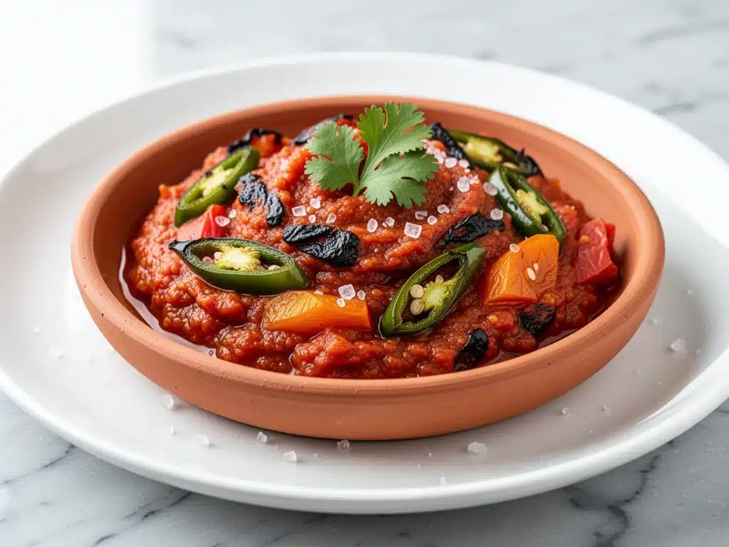 smoky roasted salsa - featured image