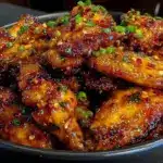 Spicy Honey Garlic Wings - featured image