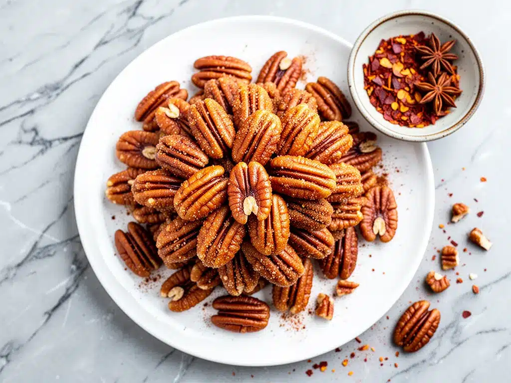 Sweet and Spicy Candied Pecans: Easy 3-Ingredient Snack 4 Sweet and Spicy Candied Pecans preparation steps