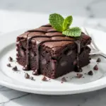 vegan black bean brownies - featured image