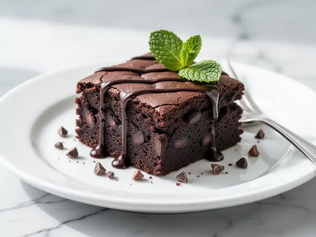 vegan black bean brownies - featured image