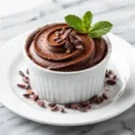 vegan chocolate avocado mousse - featured image