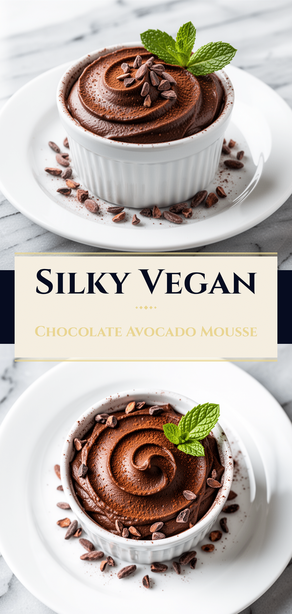 Vegan Chocolate Avocado Mousse: 5-Ingredient Healthy Dessert 5 vegan chocolate avocado mousse recipe