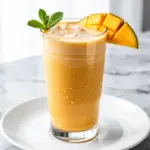 vegan mango lassi smoothie - featured image