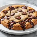 warm skillet chocolate chip cookie - featured image