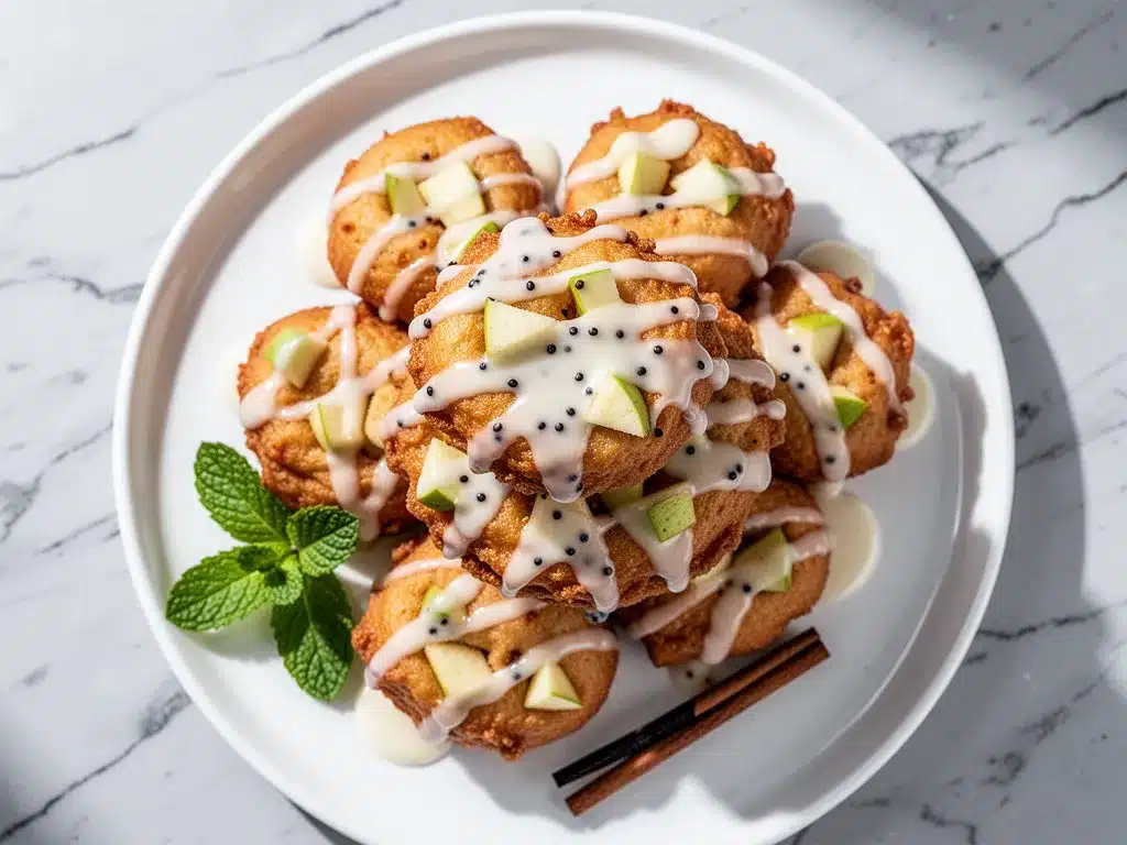 Air Fryer Mini Apple Fritters: Easy & Best Recipe 4 Air Fryer Mini Apple Fritters preparation steps