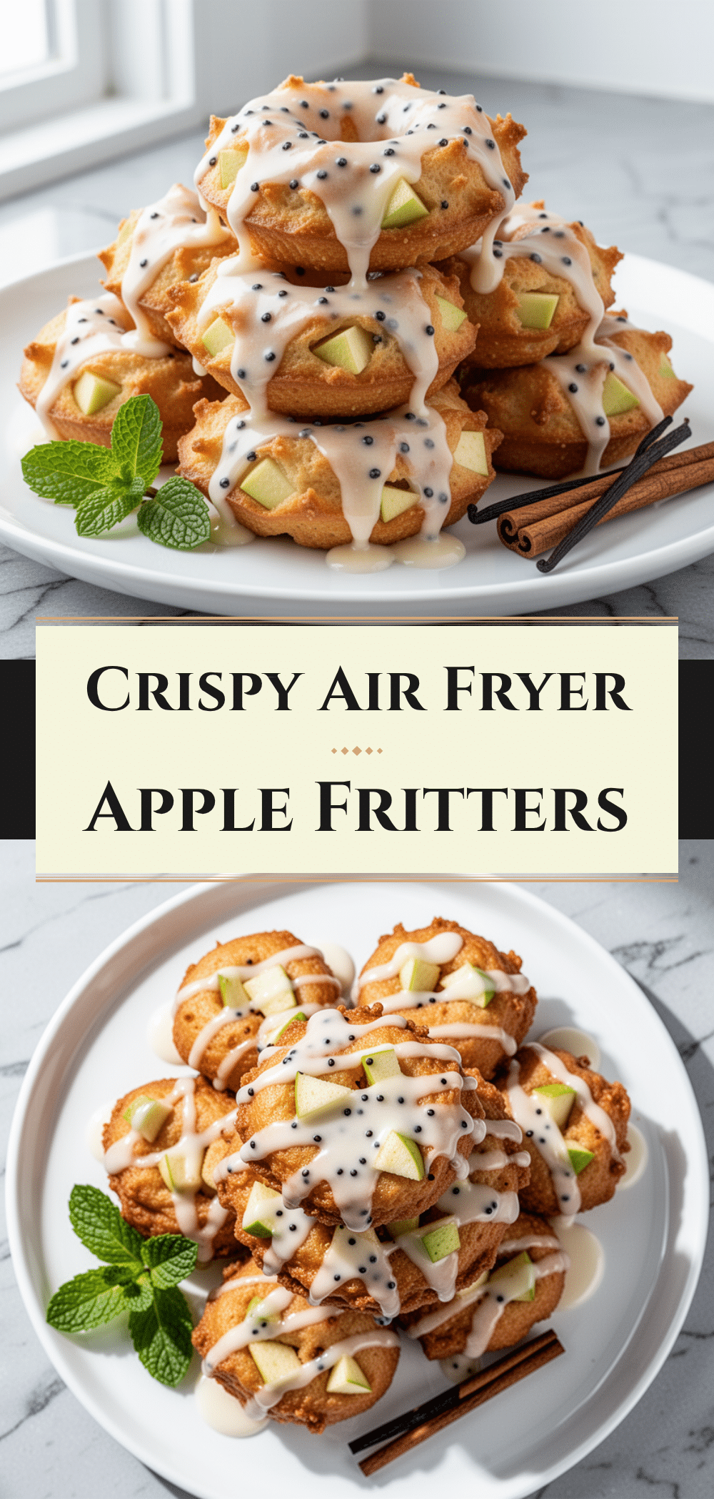Air Fryer Mini Apple Fritters: Easy & Best Recipe 5 Air Fryer Mini Apple Fritters recipe