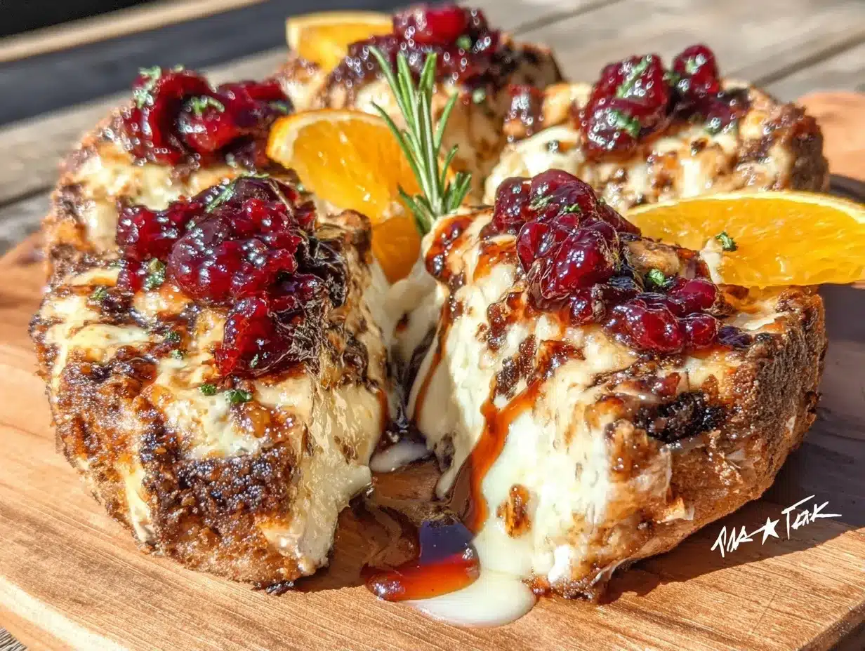 Autumn Cranberry Orange Baked Brie: Best Seasonal Holiday Appetizer 4 autumn cranberry orange baked brie preparation steps