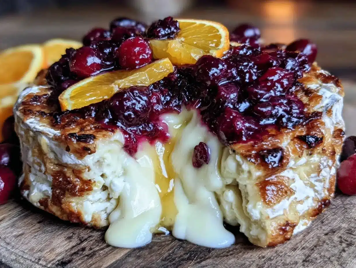 Home 3 autumn cranberry orange baked brie - featured image