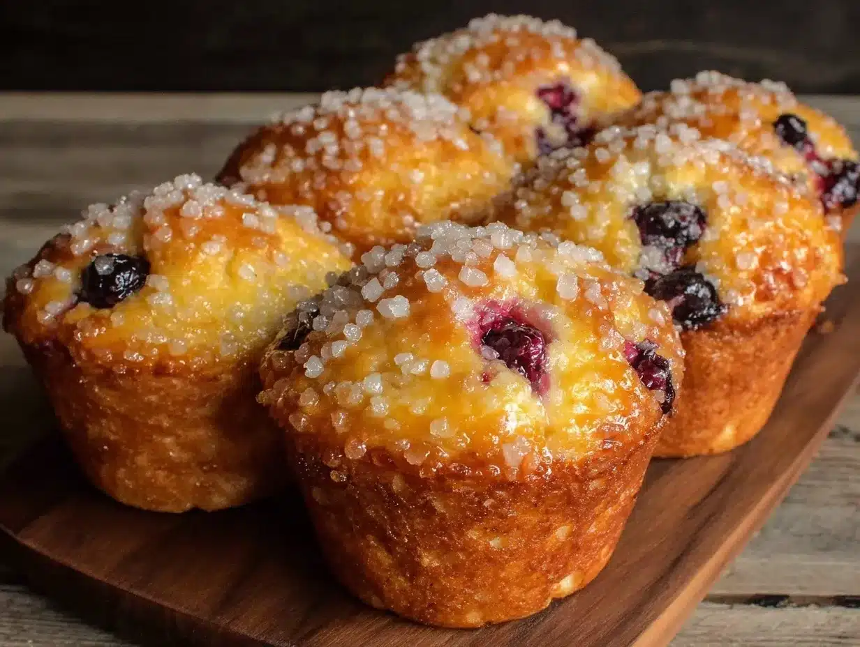 Bakery-Style Blueberry Muffins: Make Once, Eat 4x 4 bakery-style blueberry muffins preparation steps