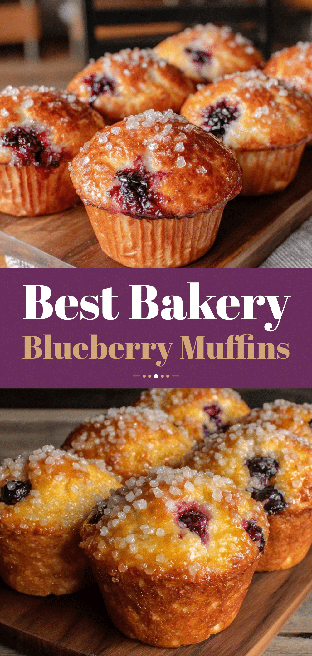 Bakery-Style Blueberry Muffins: Make Once, Eat 4x 5 bakery-style blueberry muffins recipe