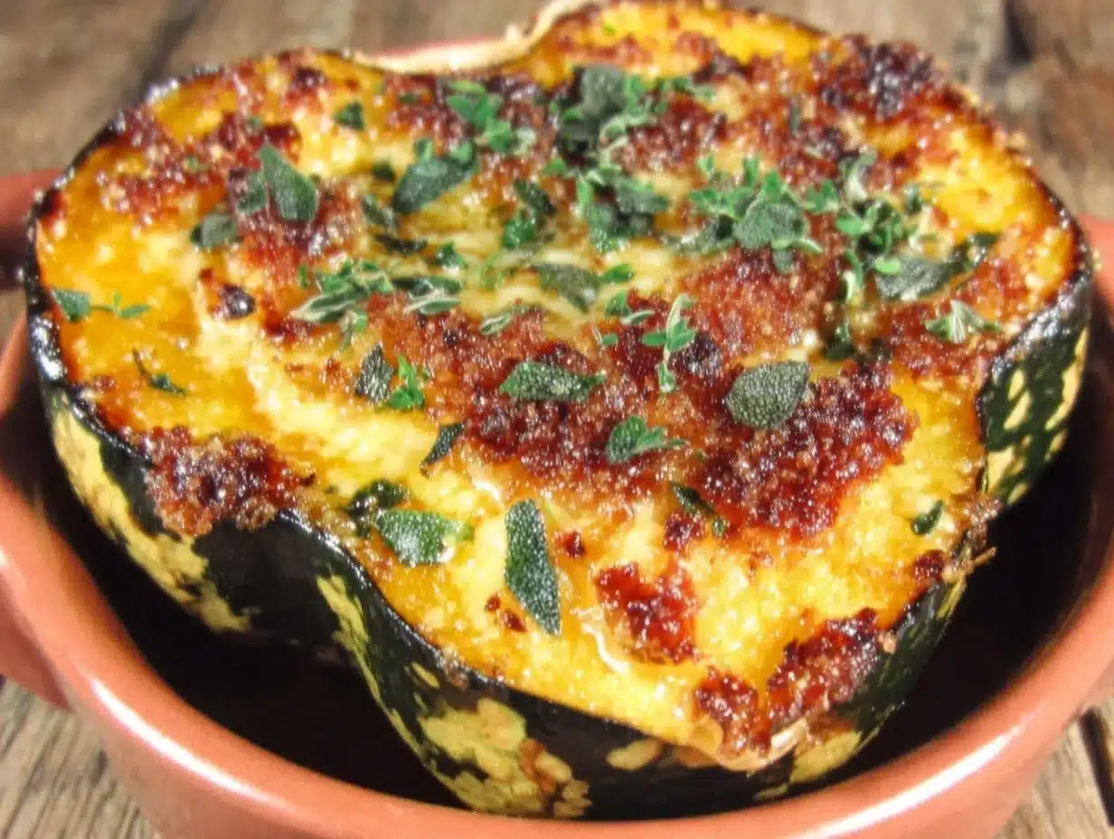 Home 1 brown sugar roasted acorn squash - featured image