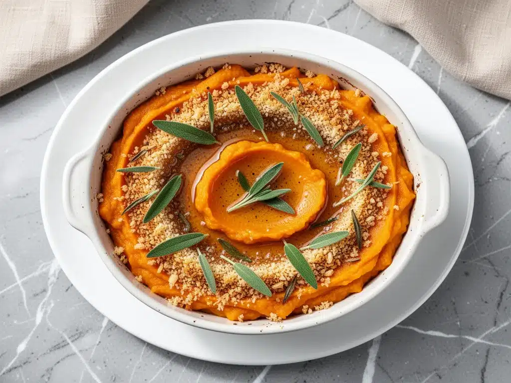 Butternut Squash Sage Brown Butter Casserole: Easy Thanksgiving Side 4 Butternut Squash Sage Brown Butter Casserole preparation steps