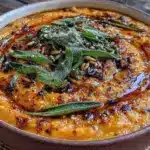 butternut squash soup with brown butter sage - featured image