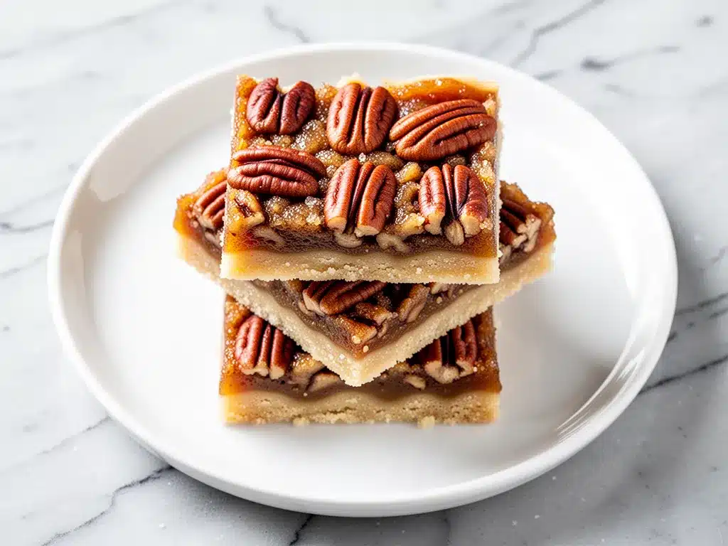 Buttery Pecan Pie Bars: Best Shortbread Crust Recipe 4 Buttery Pecan Pie Bars preparation steps