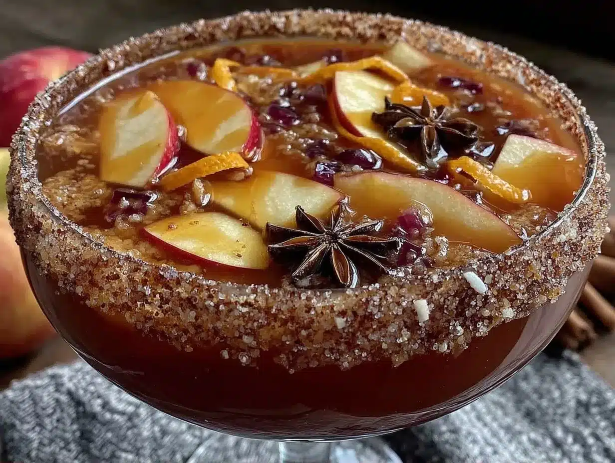Caramel Apple Cider Sangria: Best Fall Recipe 4 caramel apple cider sangria preparation steps