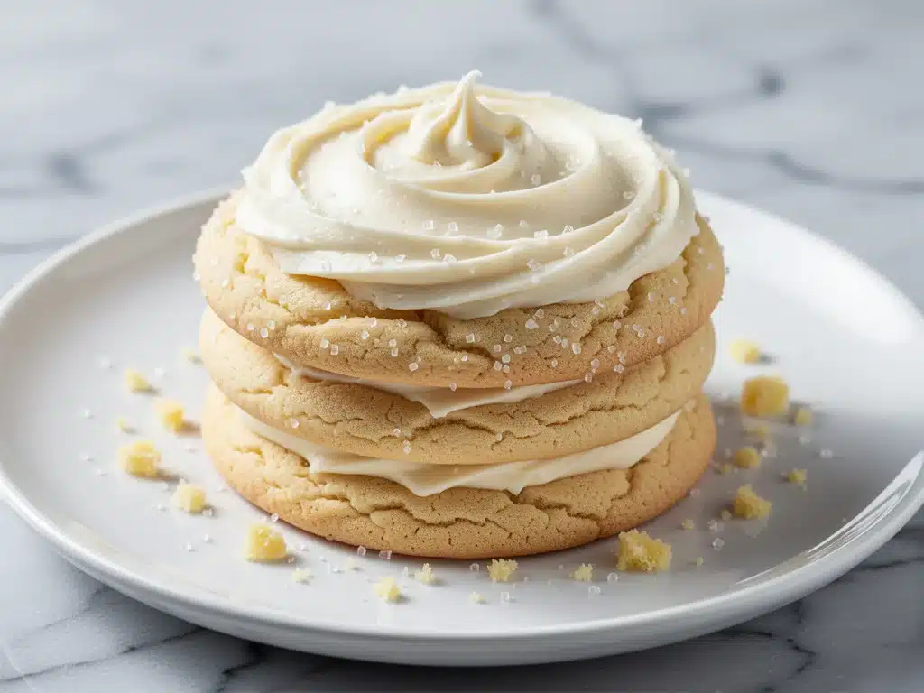 chewy lemon sugar cookies - featured image