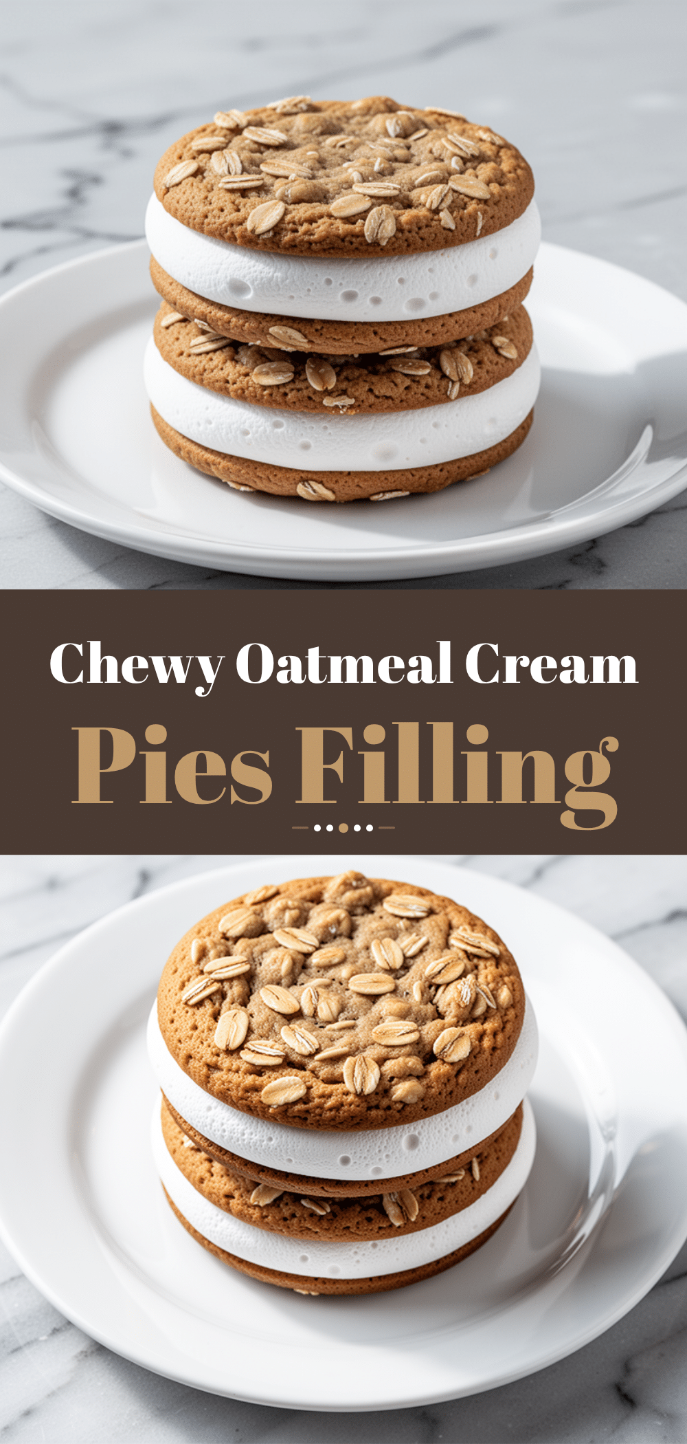 Chewy Oatmeal Cream Pies: 5 Easy Marshmallow Treats 5 chewy oatmeal cream pies recipe