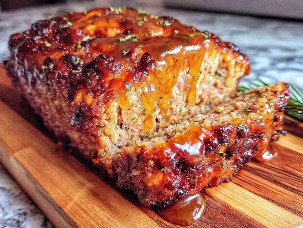 classic meatloaf with brown sugar glaze - featured image