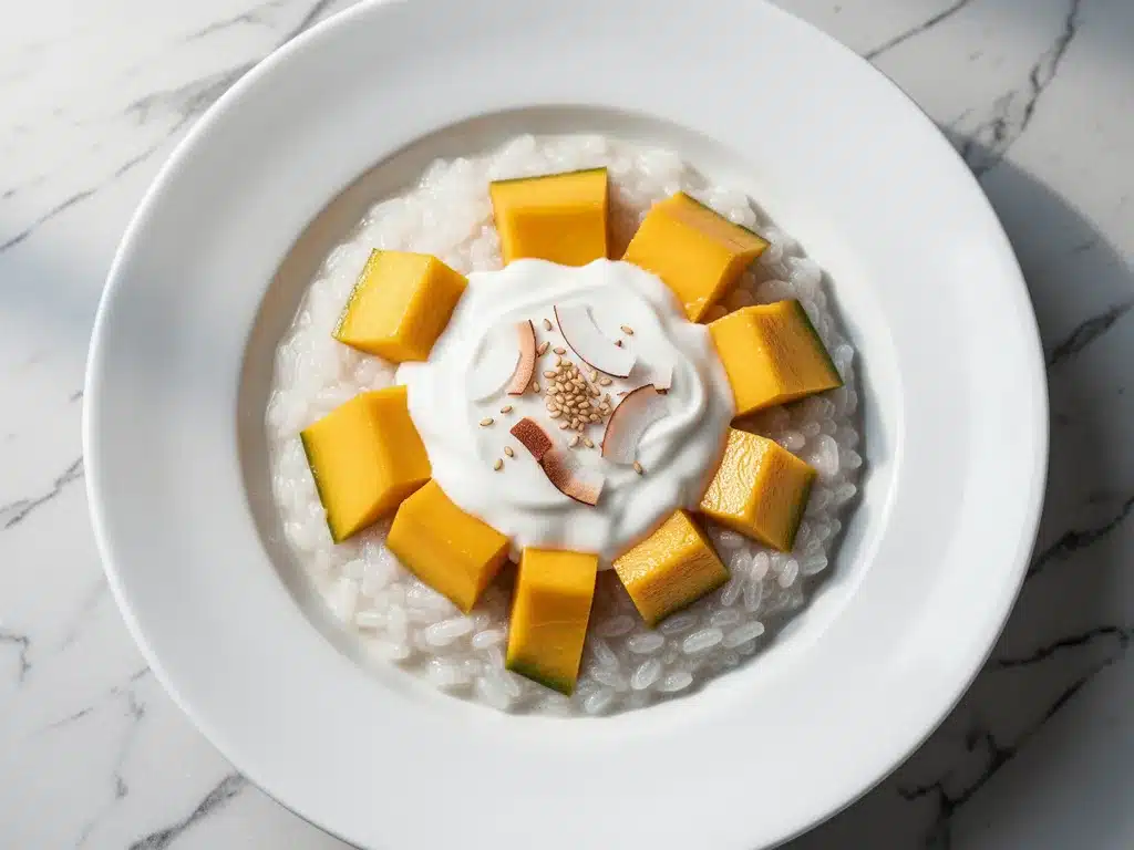 Dairy-Free Coconut Mango Sticky Rice Pudding: Easy 15-Min Recipe 4 Coconut Mango Sticky Rice Pudding preparation steps