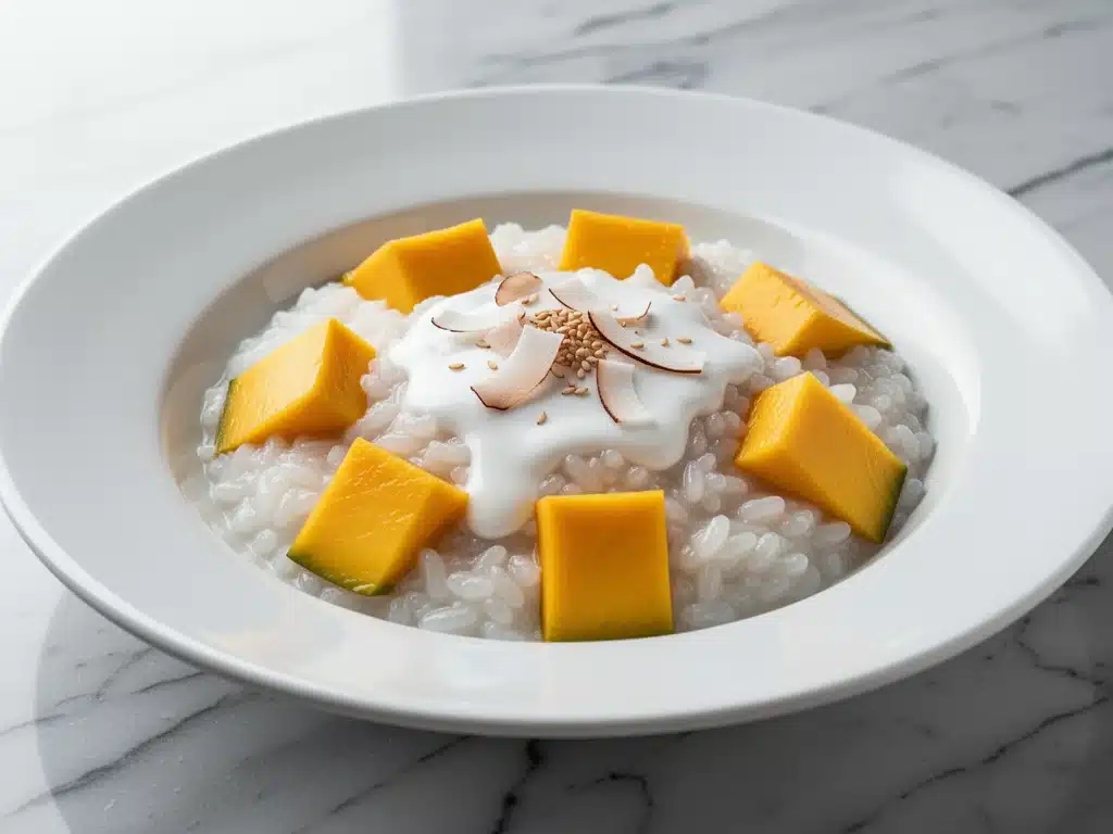 Coconut Mango Sticky Rice Pudding - featured image