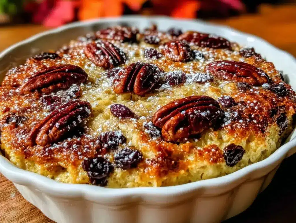 cozy fall baked oatmeal - featured image