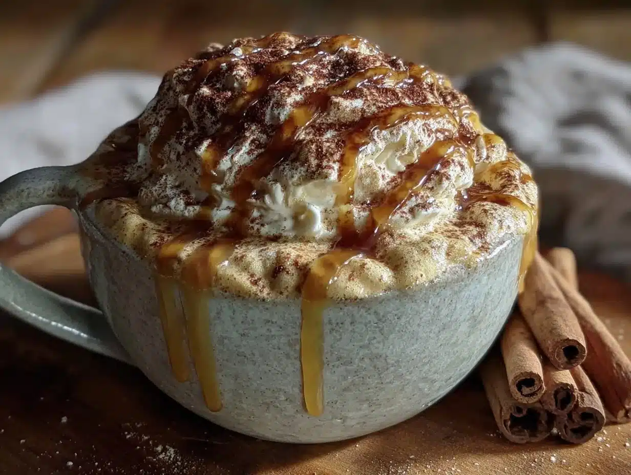 Cozy Fall Cinnamon Maple Latte: Easy Dairy-Free Fall Drink 4 Cozy Fall Cinnamon Maple Latte preparation steps