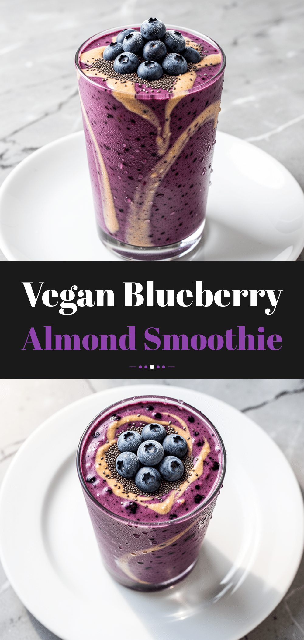 Creamy Vegan Blueberry Almond Butter Smoothie: Easy Meal Prep 5 creamy vegan blueberry almond butter smoothie recipe