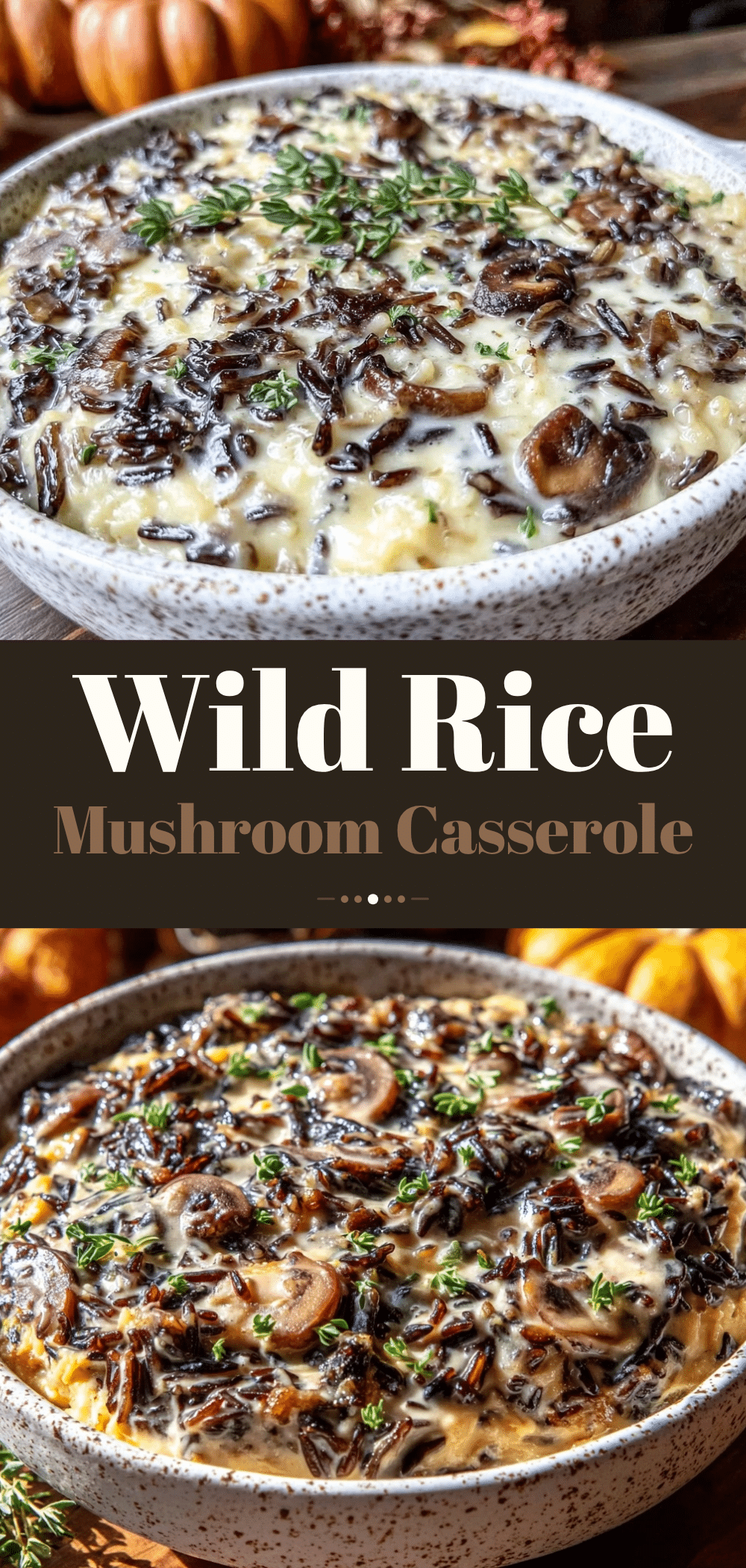 Creamy Wild Rice and Mushroom Casserole for One 5 creamy wild rice and mushroom casserole for one recipe