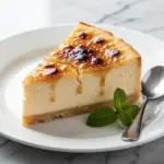 creme brulee cheesecake - featured image