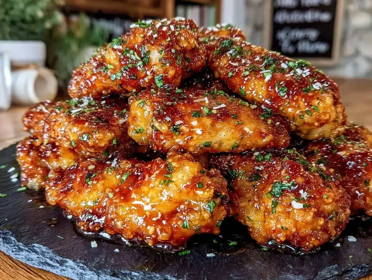 Crispy Garlic Parmesan Chicken Wings: Fuel Your Day 4 Crispy Garlic Parmesan Chicken Wings preparation steps