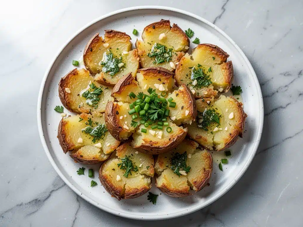Crispy Smashed Potatoes: Easy Side Dish Recipe 4 crispy smashed potatoes preparation steps