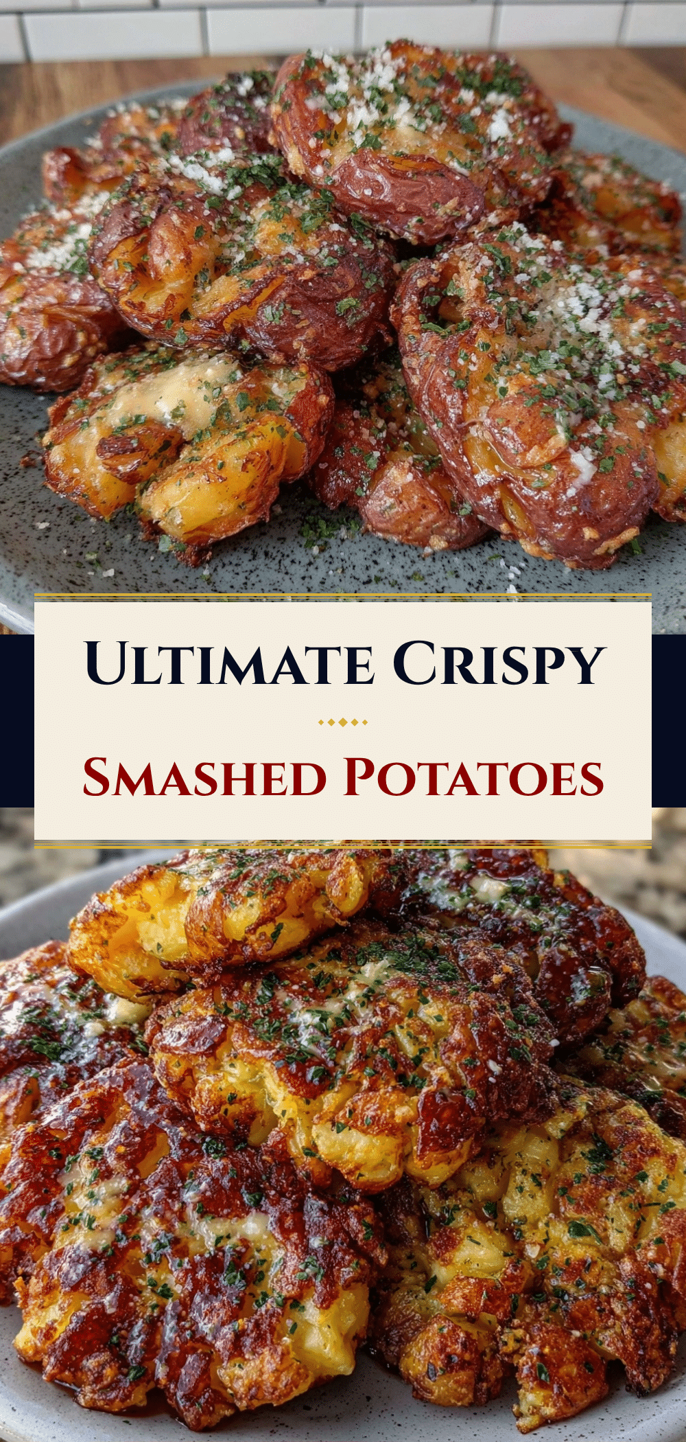 Crispy Smashed Potatoes: Easy Garlic Herb Butter Dinner 5 crispy smashed potatoes recipe