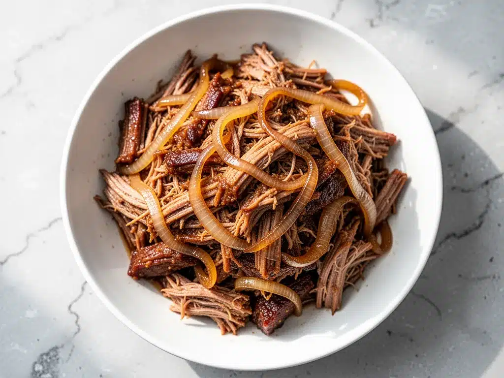 Crockpot Fall Apple Cider Pulled Pork: 5 Easy Slow Cooker Recipe 4 crockpot fall apple cider pulled pork preparation steps