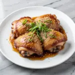 Crockpot Honey Garlic Chicken Thighs - featured image