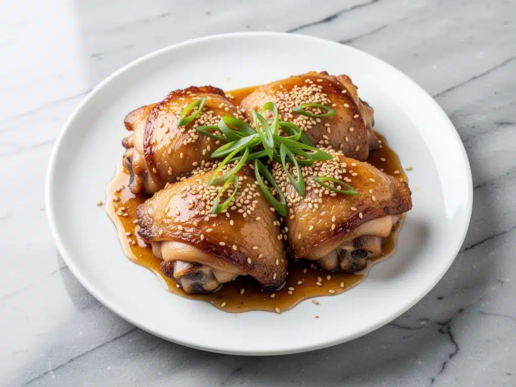 Crockpot Honey Garlic Chicken Thighs - featured image