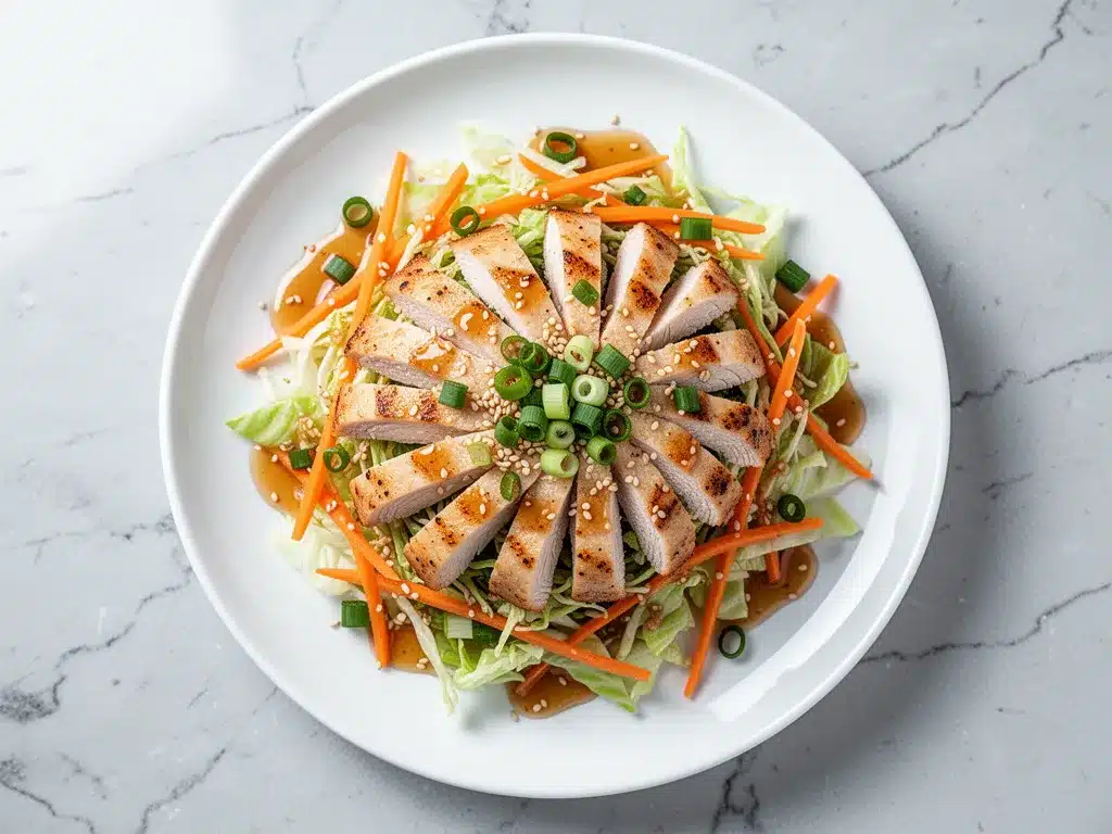 Crunchy Asian Chicken Salad: Better Than Takeout 4 Crunchy Asian Chicken Salad preparation steps