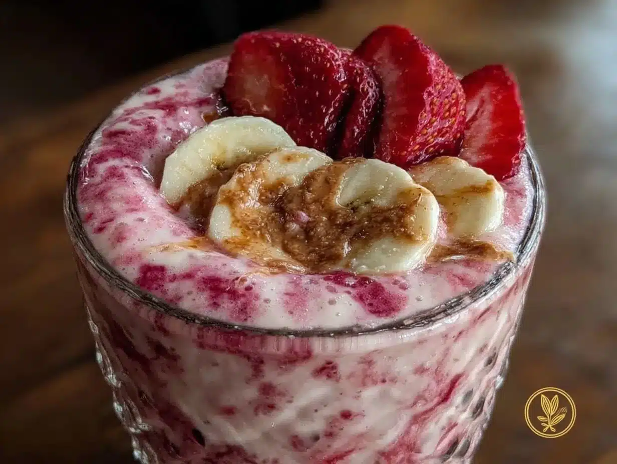Dairy-Free Strawberry Banana Smoothie: Creamy Almond Butter Trick 4 dairy-free strawberry banana smoothie preparation steps