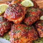 extra-crispy air fryer chicken thighs - featured image